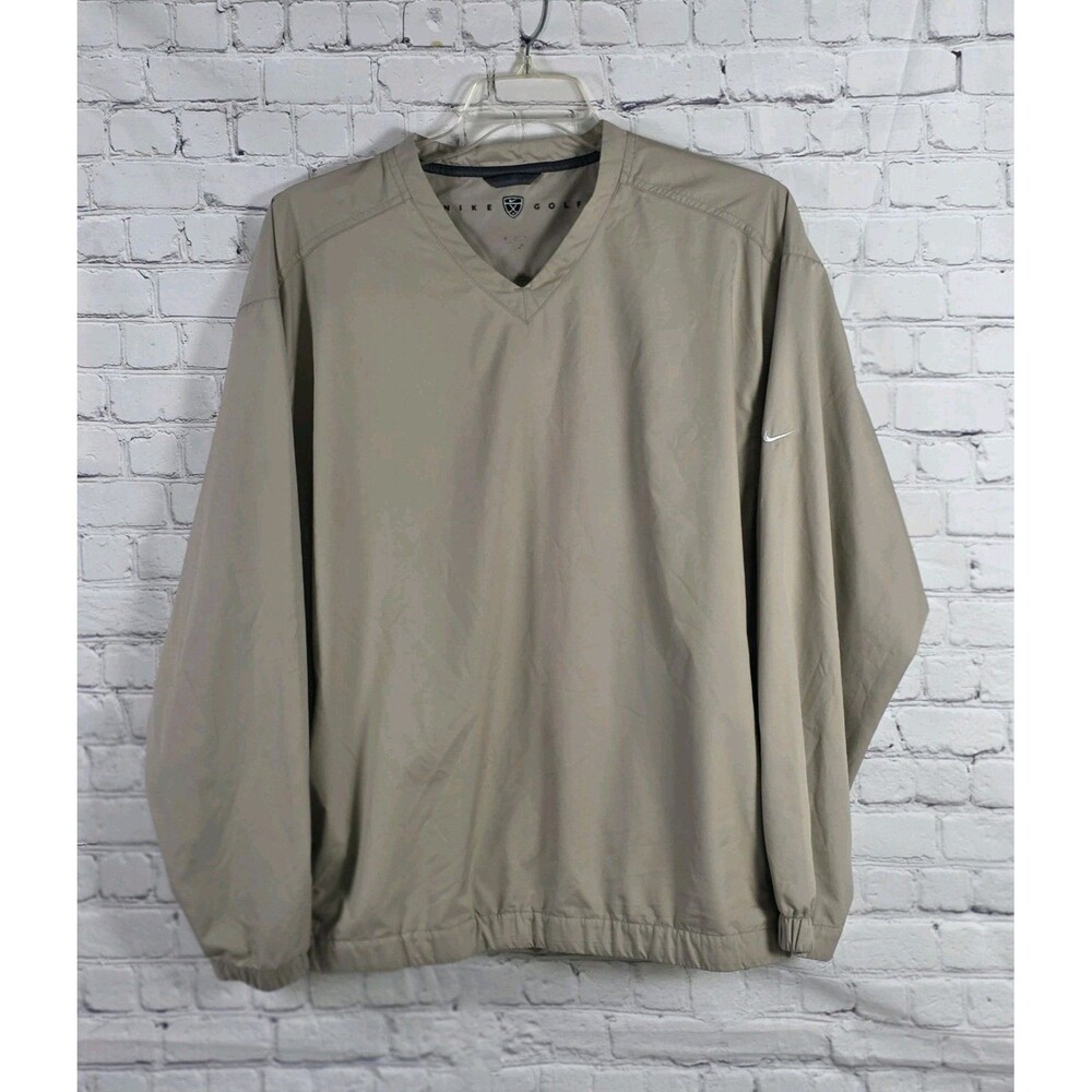 Nike‎ Golf Men's XL Tan V-Neck Pullover